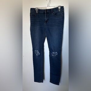 Free People Distressed Skinny Jeans